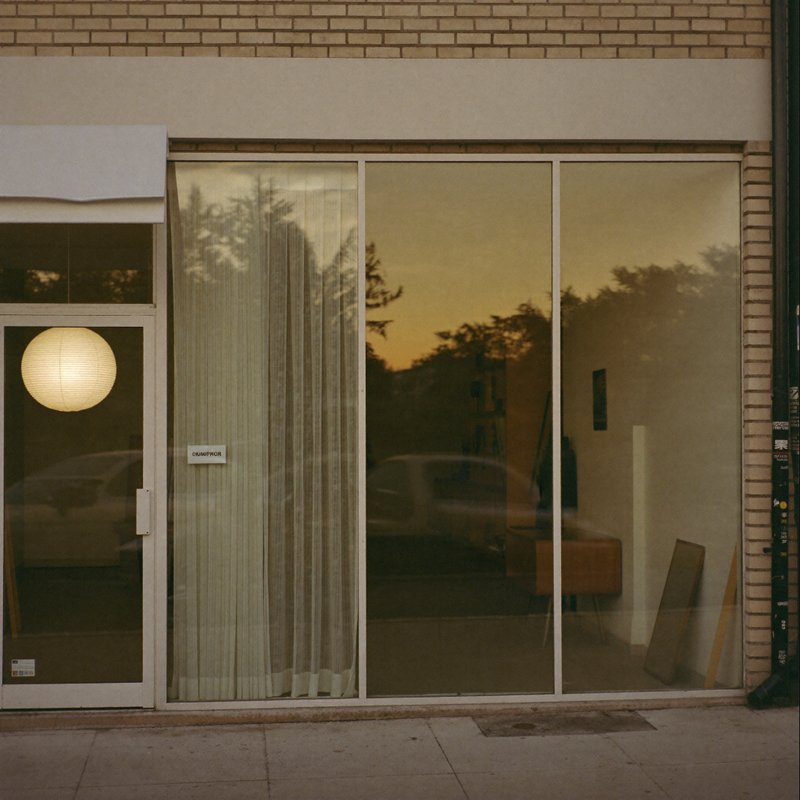 perception , the studio seen through glass