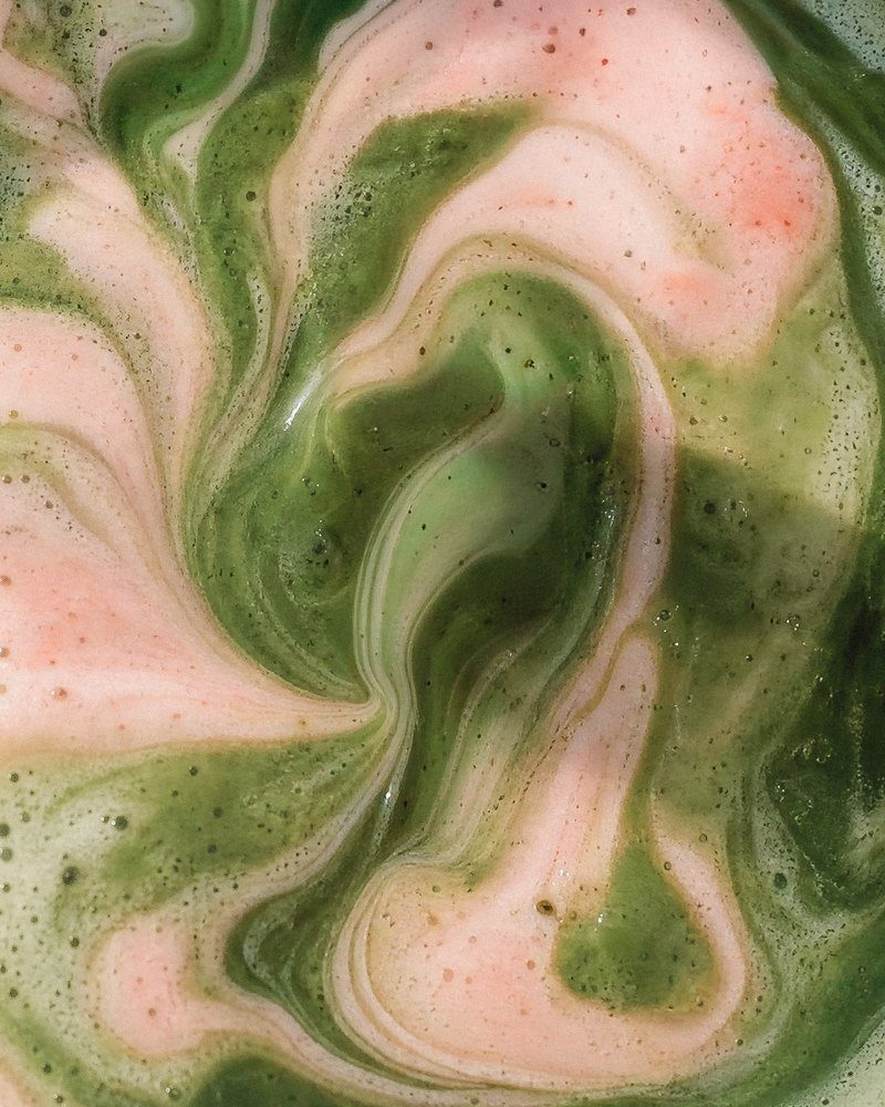 strawberry matcha swirl, phin smith